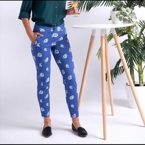 Betabrand Waterlily Cigarette Pants